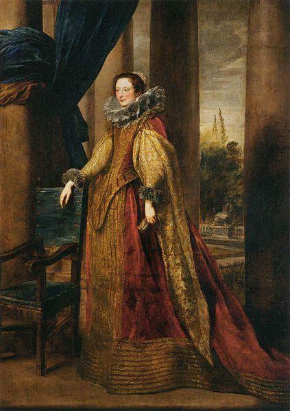 Anthony Van Dyck Portrait d'une noble genoise Germany oil painting art